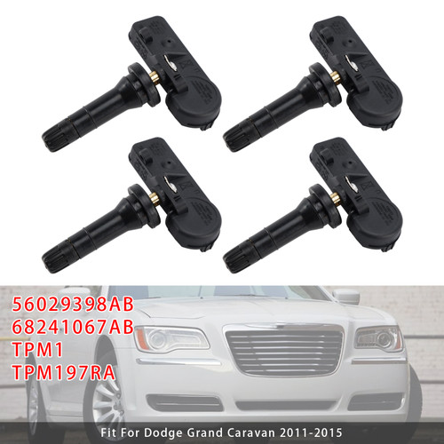 2010-2013 Dodge Ram 4500HD 5500HD Ram Series Pickup 4X TPMS Tire Pressure Sensor 56029398AB Generic