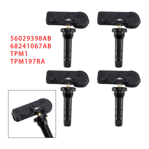 2010-2013 Dodge Ram 4500HD 5500HD Ram Series Pickup 4X TPMS Tire Pressure Sensor 56029398AB Generic