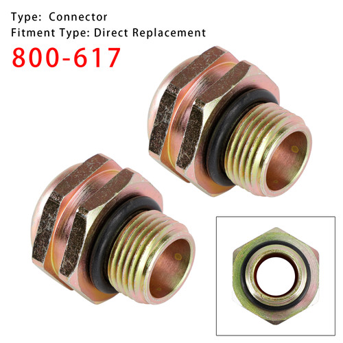 2005-2007 Ford F-250 F-350 F-450 F-550 Super Duty 2PCS Transmission Cooler Line Quick Connector 800-617 Generic