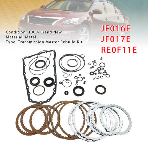 2014- MURANO L4 2.5L V6 3.5L CVT Transmission Master Rebuild Kit Clutch Plates JF016E JF017E RE0F11E Generic