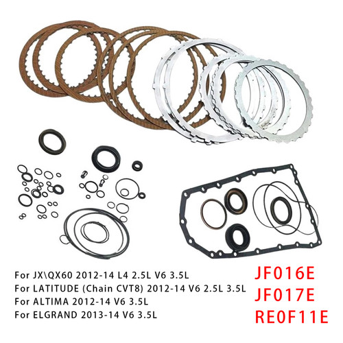 2013-2014 TEANA V6 2.5L 3.5L CVT Transmission Master Rebuild Kit Clutch Plates JF016E JF017E RE0F11E Generic