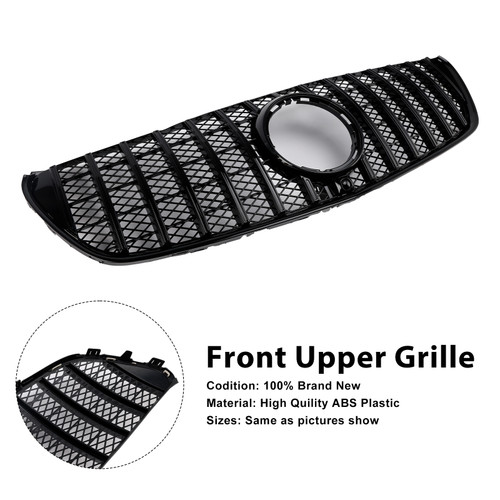 2014-2019 Mercedes Benz V-Class W447 Pre-Facelift Front Upper Grille Black Generic