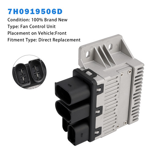 2004-2010 Campmob.Typ2/Transporter/LT Radiator Fan Control Unit Module 7H0919506D Generic