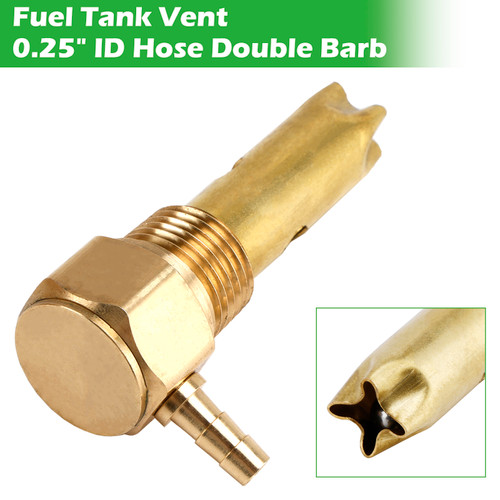 0.25" ID Hose Double Barb Fuel Tank Vent Assy FTA-V-50-02 For Peterbilt