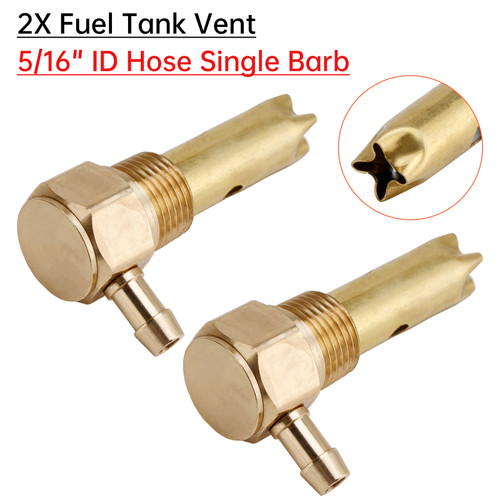 2X 5/16" ID Hose Fuel Tank Vent Assy 20560284 For Kenworth Volvo Full Function Single Barb