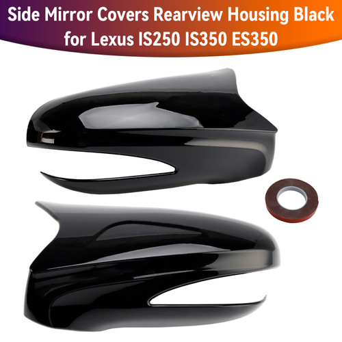 2009-2014 Lexus RX RX270 RX350 RX450 Side Mirror Covers Rearview Housing Black Generic