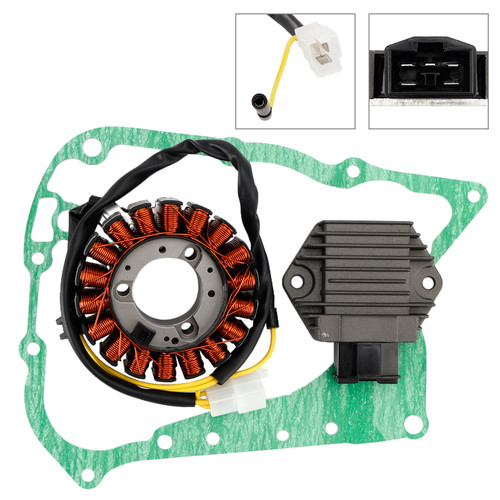 1997-2005 Honda NSS 250 Jazz Reflex Foresight Magneto Coil Stator+Voltage Regulator+Gasket Assy Generic