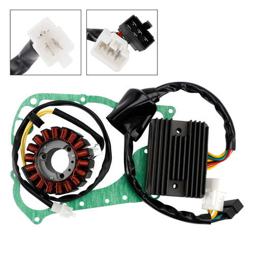 2004-2007 Honda NSS 250 Reflex 250 Magneto Coil Stator+Voltage Regulator+Gasket Assy Generic
