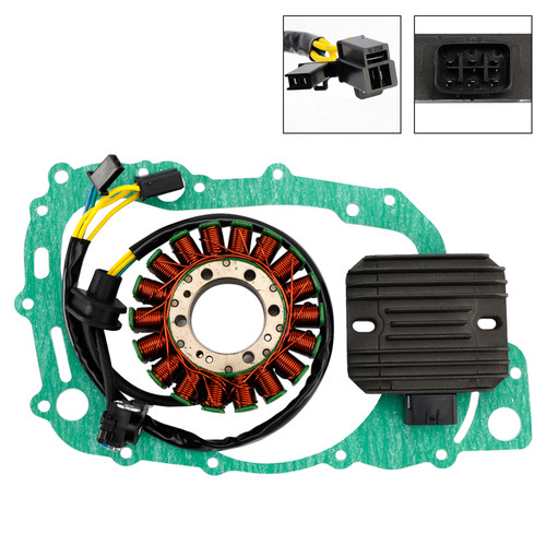 2003-2006 Suzuki AN 250/AN 400 Burgman Magneto Coil Stator+Voltage Regulator+Gasket Assy Generic