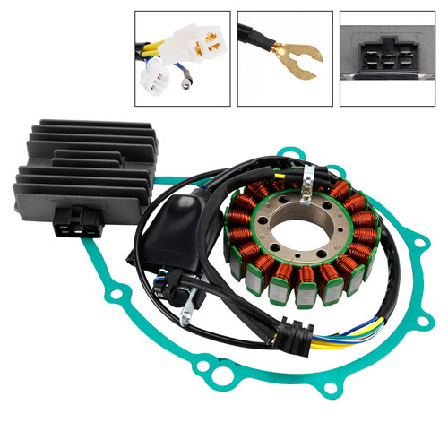 2004-2014 Yamaha XT 660 R/X Magneto Coil Stator+Voltage Regulator+Gasket Assy Generic