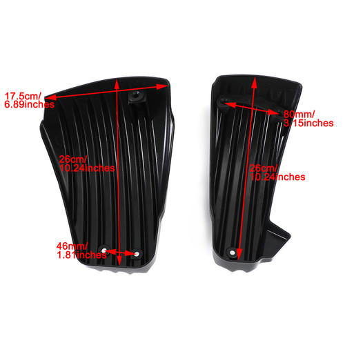 2018-on Slim Deluxe Battery Side Cover Black Generic