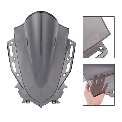 2021-2024 YAMAHA YZF R15 V4 Windshield WindScreen Gray Generic