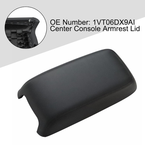 2011-2017 Chrysler 300 Center Console Armrest Lid Cover 1VT06DX9AI Black Generic