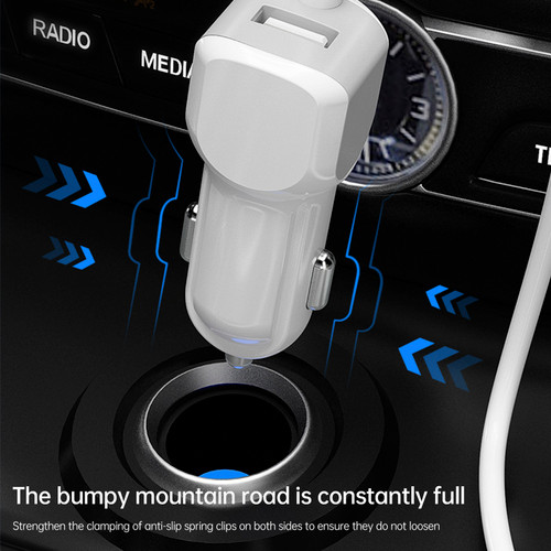 Car Charger USB Charger PD5V1A QC3.0 Display  Small Car 8 Port Car Charger Car cigarette lighter