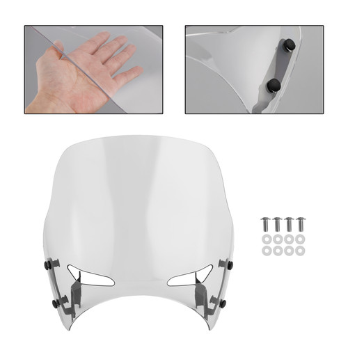 2019-2022 HONDA CB400 CB1300 SUPER FOUR Windshield WindScreen Clear Generic