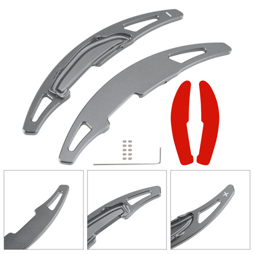 2013-2018 BMW M2 M3 M4 M5 M6 Steering Wheel Paddle Shifter Extension Aluminium Grey Generic