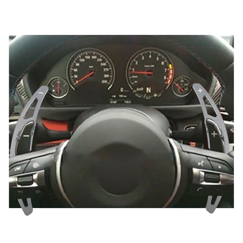 2013-2018 BMW M2 M3 M4 M5 M6 Steering Wheel Paddle Shifter Extension Aluminium Grey Generic
