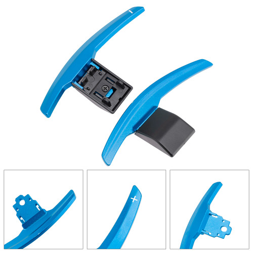 2014-2021 BMW i3 i8 Paddle Shifter Extension Aluminium Blue Generic