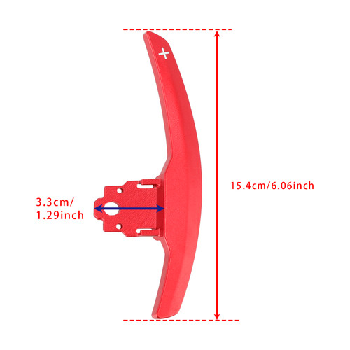 2012-2020 BMW F10 F12 F15 F16 Paddle Shifter Extension Red Generic