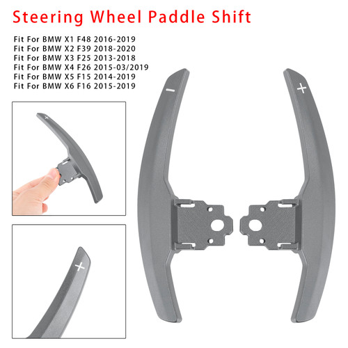 2013-2020 BMW X1-X6 Paddle Shifter Extension Grey Generic