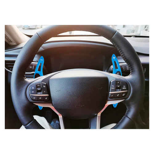 2019-2023 Lincoln Nautilus Aviator Steering Wheel Paddle Shifter Extension Aluminium Blue Generic