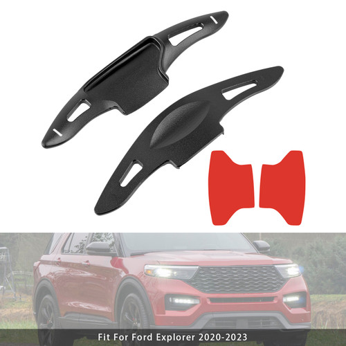 2020-2024 Ford Explorer Steering Wheel Paddle Shifter Extension Aluminium Black Generic
