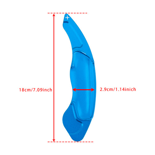 2014-2017 Volvo V60 V40 Steering Wheel Paddle Shifter Extension Aluminium Blue Generic