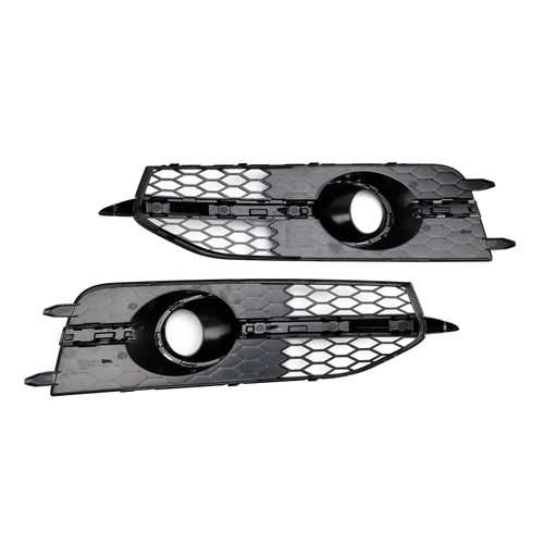 2012-2015 Audi A7 S-Line S7 2* Fog Lamp Grille Black Generic