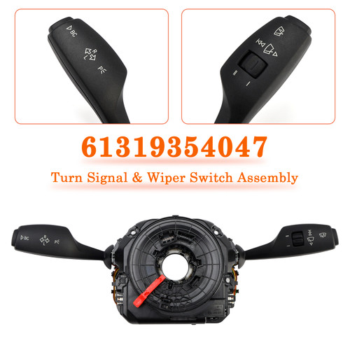 2010-2017 BMW F07 F10 F12 F13 F06 Turn Signal & Wiper Switch Assembly 61319354047 Generic