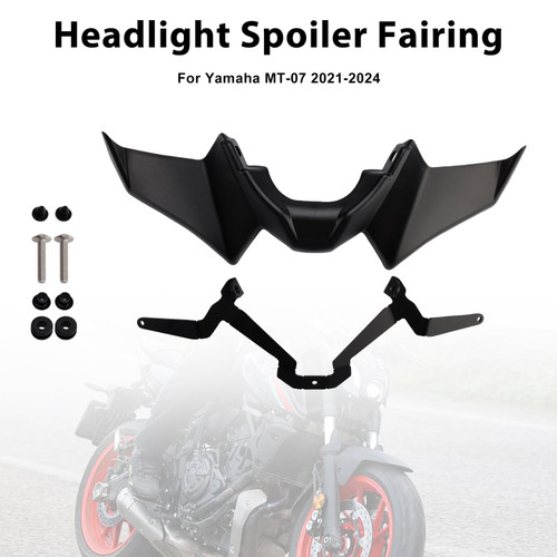 2021-2024 Yamaha MT-07 Headlight Spoiler Black Generic