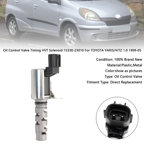2002-2005 TOYOTA YARIS/VITZ (_P1_) 1.3 Oil Control Valve Timing VVT Solenoid 15330-23010 Generic
