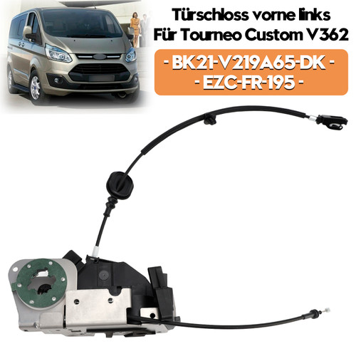 2012-2015 Tourneo Transit Custom V362 Front Left Door Lock Mechanism BK21-V219A65-DK Generic