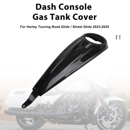 2023-2025 Harley Touring Road Glide / Street Glide Dash Console Gas Tank Cover Black Carbon Generic