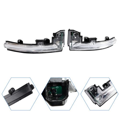 2013-2021 Land Rover Range Rover Sport (L494) Dynamic Left+Right Wing Mirror LED Signal Indicator Light LR027945 Generic