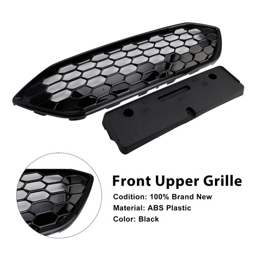 2018-2021 Ford Focus ST+ST LINE MK4 Front Bumper Grille Gloss Black Generic