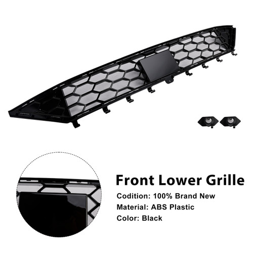 2018-2021 Ford Focus MK4 ST Front Bumper Lower Grille JX7B-17K945-TD Black Generic