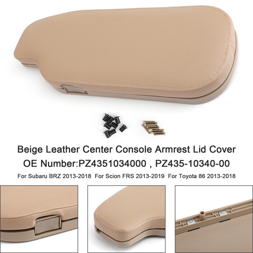 2013-2018 Subaru BRZ Console Armrest lid Beige PZ4351034000 Generic