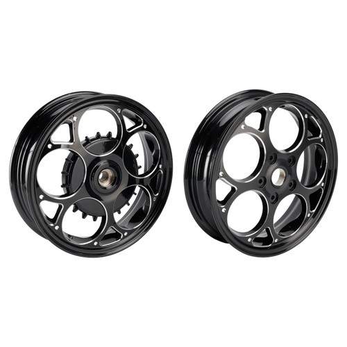 2013-2020 Vespa Primavera Sprint 3V 4V Front and Rear Wheel Rim Aluminum Black Generic