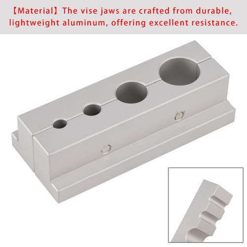 Vise Clamp Block Shaft Clamp for Fox Grip & Grip 2 Damper Rebuild 32 34 36 38 40