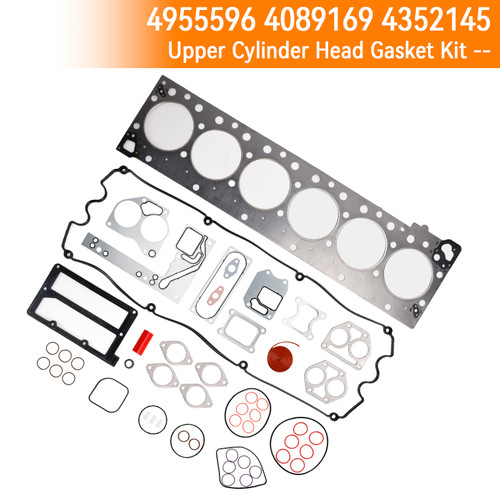 Cummins 15L ISX QSX Upper Cylinder Head Gasket Kit 4955596 4089169 4352145 Generic