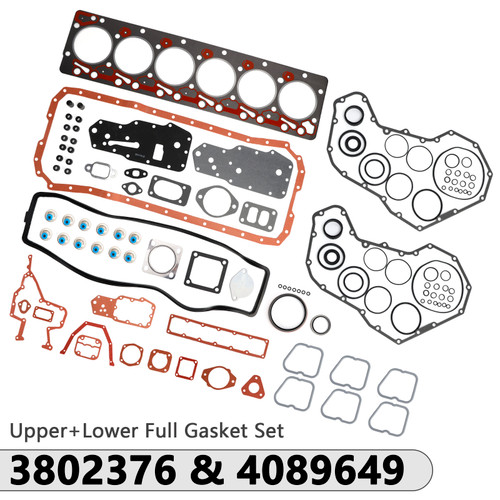Cummins Dodge Ram 2500 3500 5.9 12V Complete Upper Lower Head Gasket 3802376 4089649 Generic
