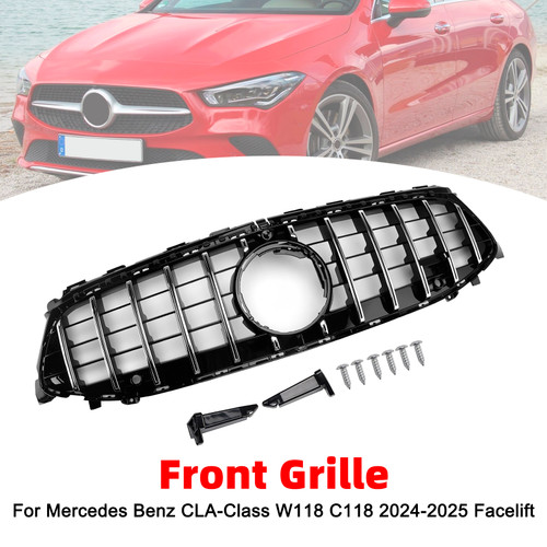 2024-2025 Mercedes Benz CLA-Class W118 C118 Front Bumper Grille