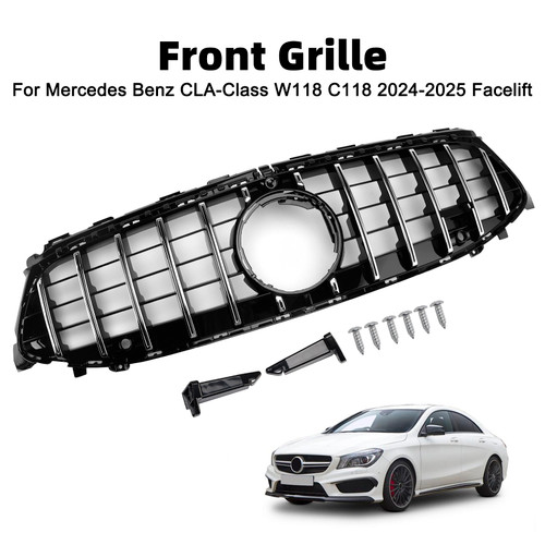 2024-2025 Mercedes Benz CLA-Class W118 C118 Front Bumper Grille