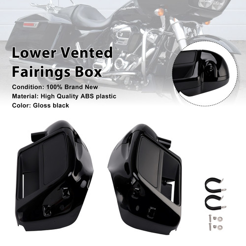 2014-2024 Touring Road Street Glide Lower Vented Fairings Box Gloss Generic