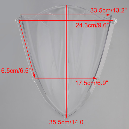 2024-2025 Aprilia RS457 Windshield WindScreen Clear Generic