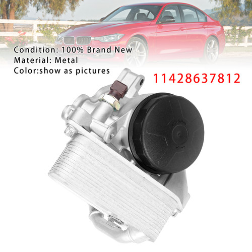 2010-2015 BMW X1 Engine Oil Cooler Assembly 11428637812 Generic