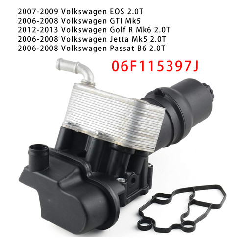 2005-2009 Audi A3 A4/ A4 quattro Engine Oil Cooler Oil Filter Assembly 06F115397J Generic
