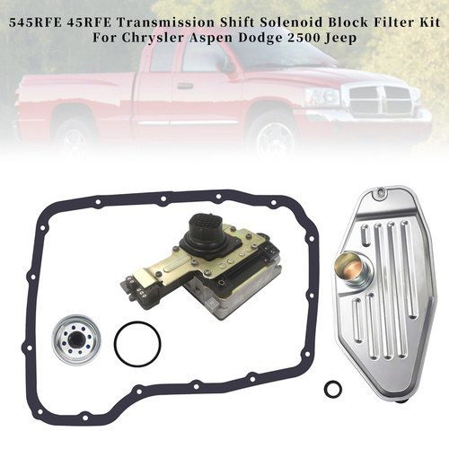 2002 Dodge Ram 1500 ST Transmission Shift Solenoid Block Filter Kit 545RFE 45RFE Generic
