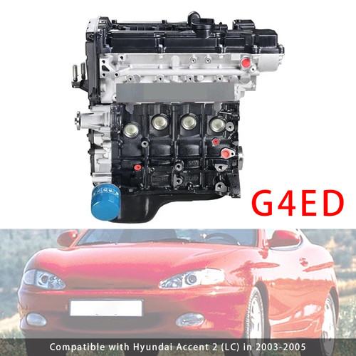 2000-2012 Hyundai Rio Cerato Accent Elantra Coupe Getz Matrix Engine Assembly 1.6L G4ED Generic