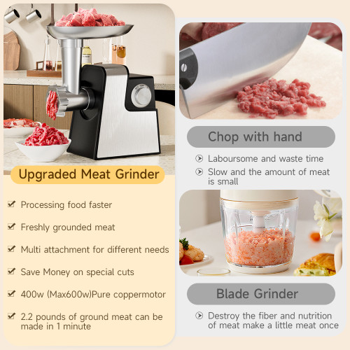 5 in 1 Electric Meat Grinder